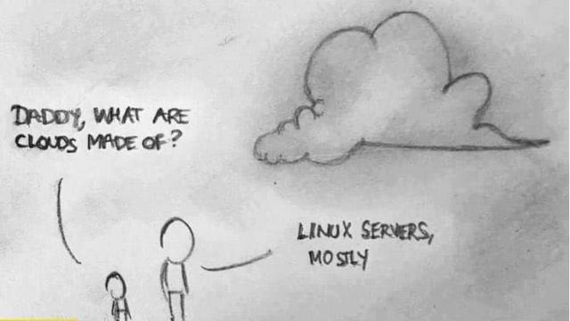 Clouds are made of Linux servers